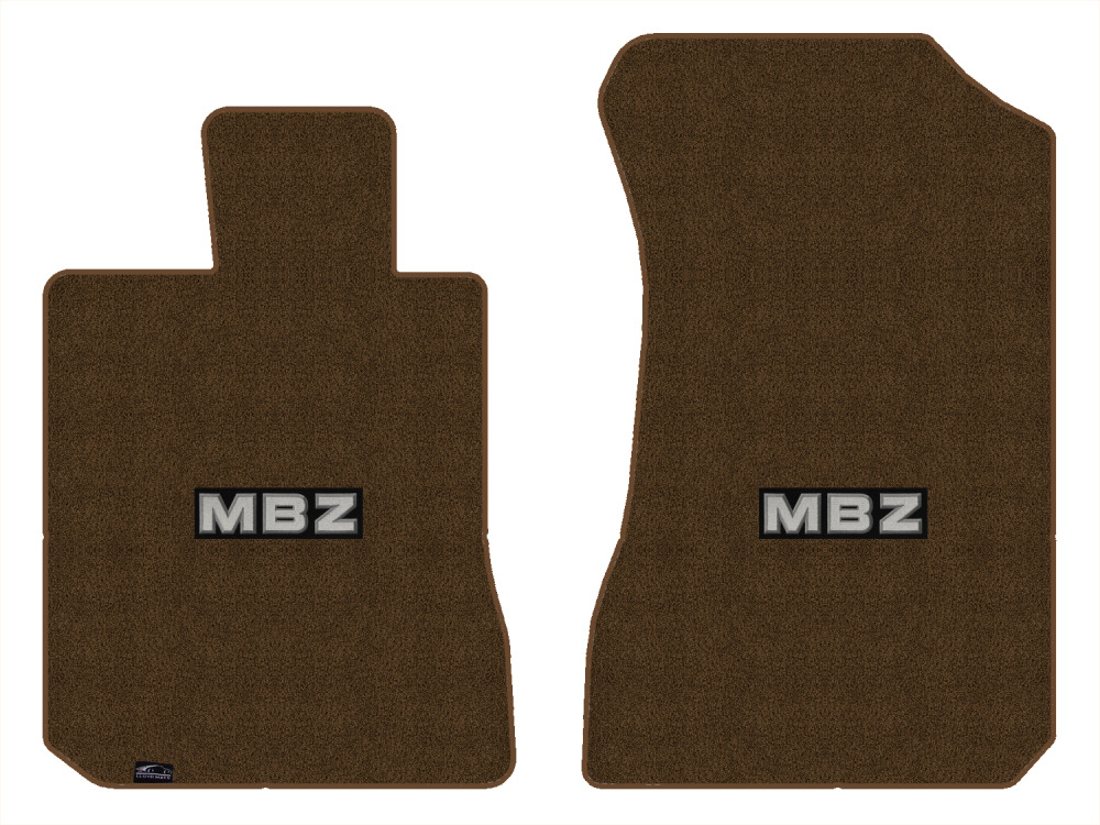 Lloyd Luxe Front Row Carpet Mats for 1956 Mercedes-Benz 220S w/MBZ Applique Logo - Picture 40 of 49
