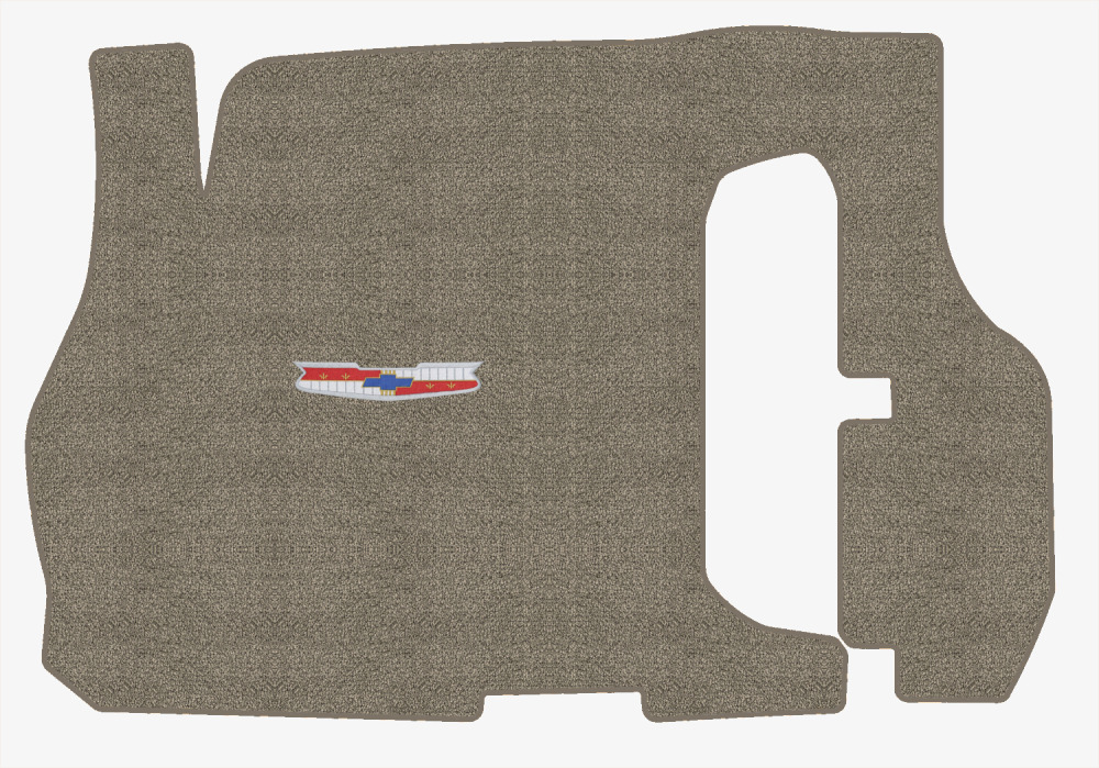 thumbnail image 2 of Lloyd Mats Velourtex Front Floor Mats For 1955-57 Chevy Bel Air W/ Chevrolet Vintage Crest Logo 2 of 6