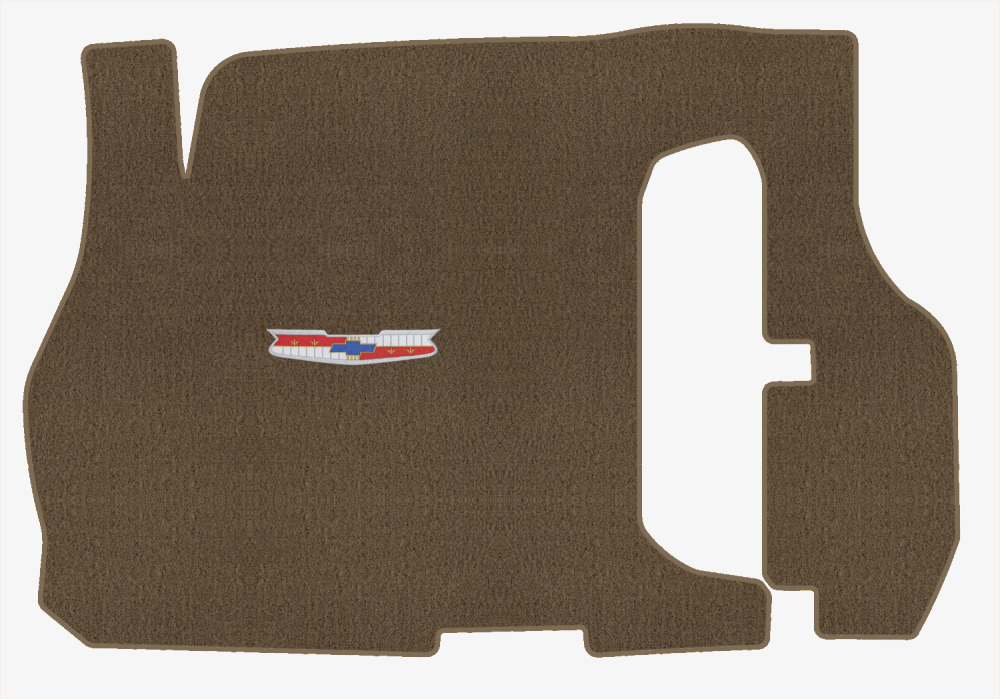thumbnail image 2 of Lloyd Mats Velourtex Front Floor Mats For 1955-57 Chevy Bel Air W/ Chevrolet Vintage Crest Logo 2 of 6