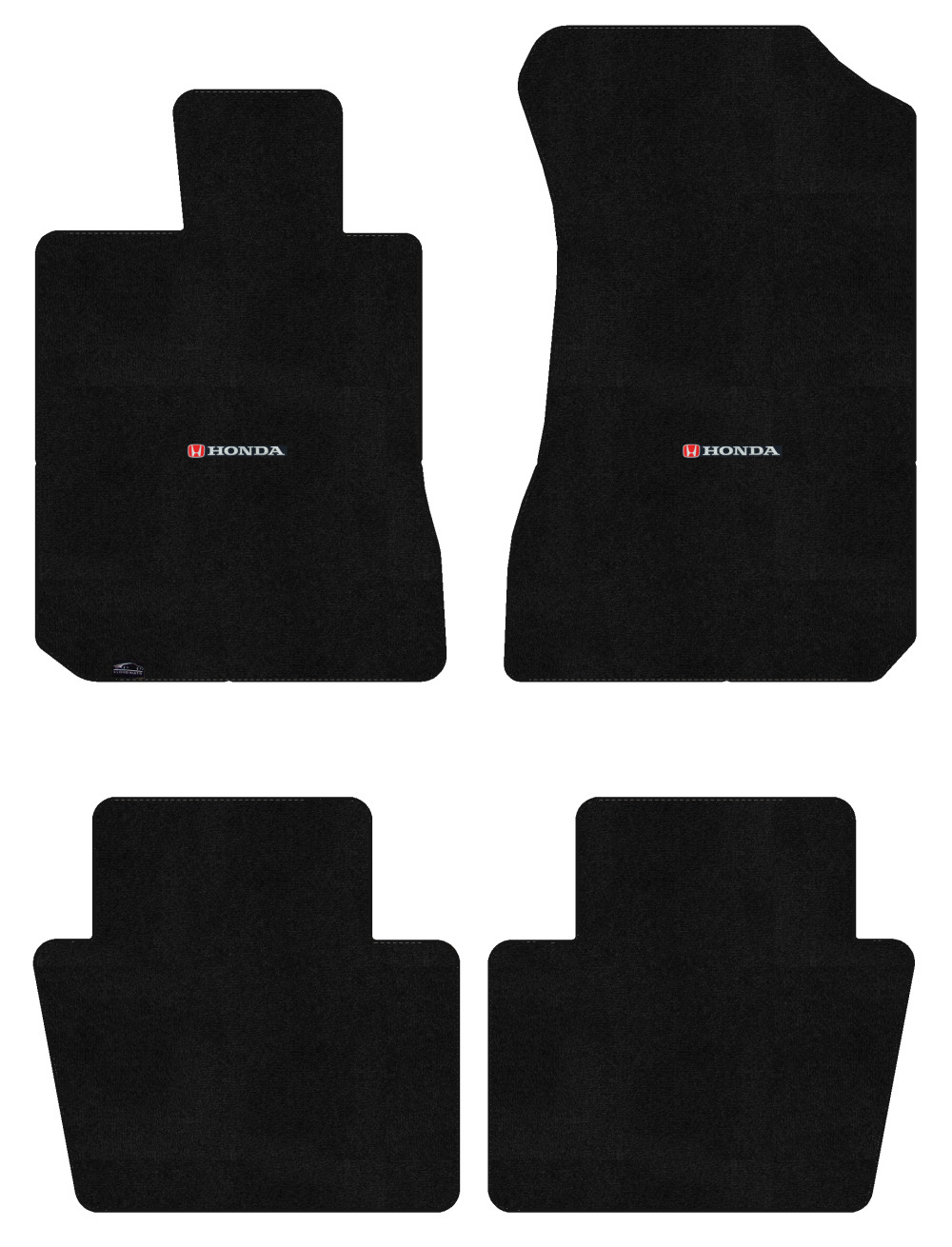 Lloyd Ultimat Front & Rear Mats for '90-93 Accord w/Red & Black Honda H & Word C - Picture 11 of 76