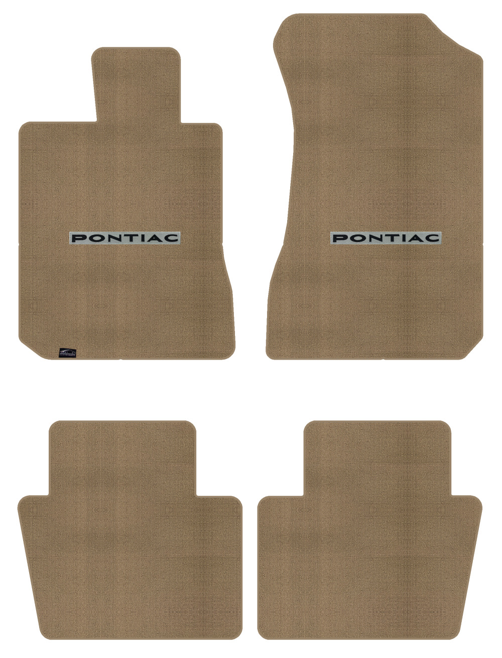 Lloyd Berber Front & Rear Mats for '66-68 Grand Prix w/Black on Silver Pontiac - Picture 22 of 54