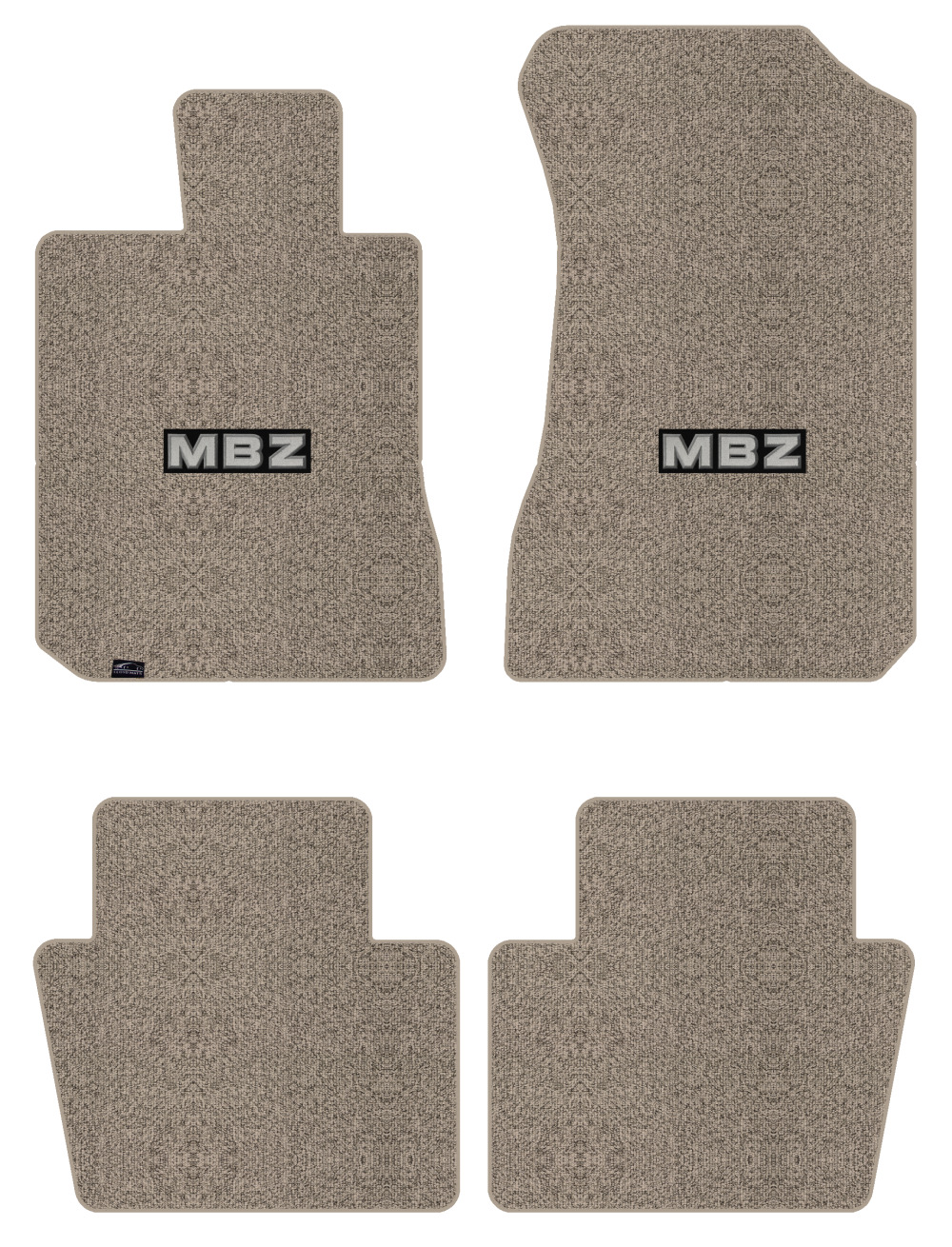 Lloyd Berber Front & Rear Mats for '68-73 Mercedes-Benz 220 w/MBZ Applique - Picture 30 of 39