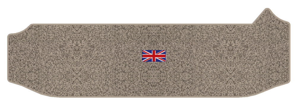 Lloyd Berber Small Deck Carpet Mat for 1968-1980 MG MGB w/British Flag Logo - Picture 50 of 59